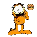 Емодзі Garfield 🍔