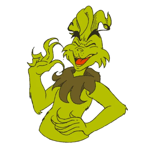 Telegram stickers The Grinch by