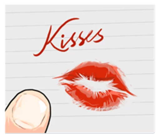 Telegram Sticker «The Kissing» 💋