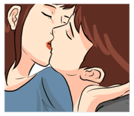 Эмодзи The Kissing 💏