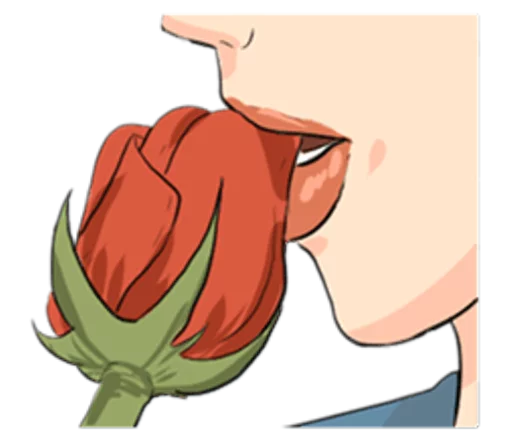 The Kissing emoji 🌹