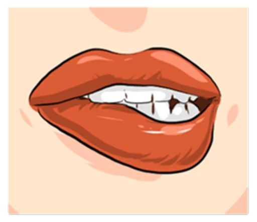 The Kissing emoji 👄