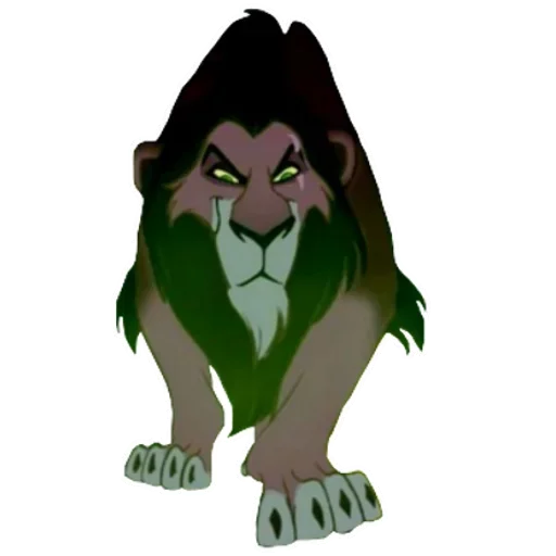 The Lion King Scar sticker 🤨