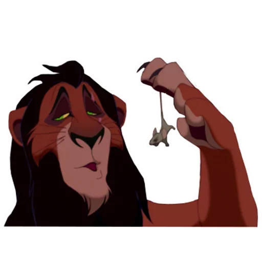 The Lion King Scar sticker 😚