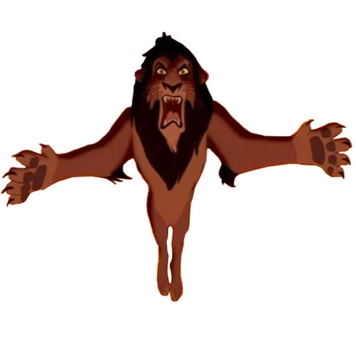 The Lion King Scar sticker 🤨