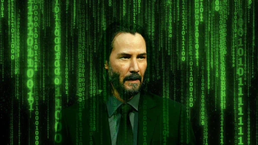 Стікер Telegram «The Matrix resurrections» 😳