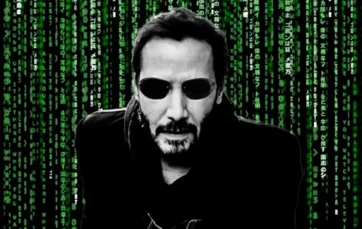 Telegram stiker «The Matrix resurrections» 😎