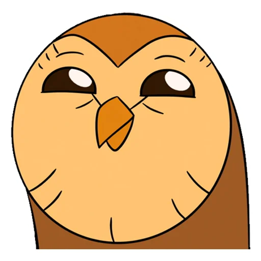 Telegram Sticker «Hooty | The Owl House» 🎧