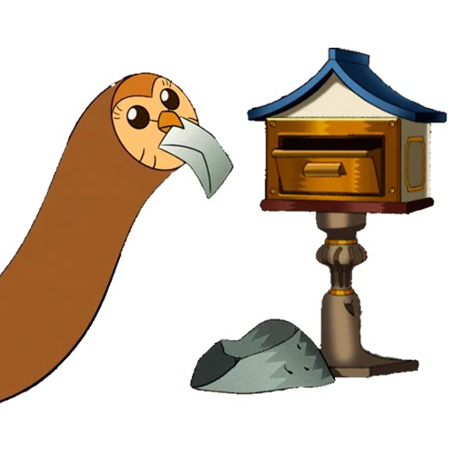 Telegram stiker «Hooty | The Owl House» 😔
