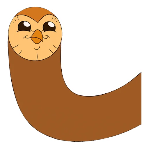 Telegram Sticker «Hooty | The Owl House» 🐭