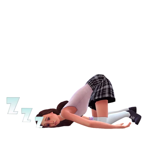 Telegram Sticker «The Sims 4 by Diana Besson» 😴