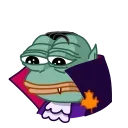 Vampire Frog emoji 😞