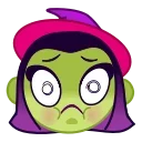 Стікер The Witch Emoji 🤢