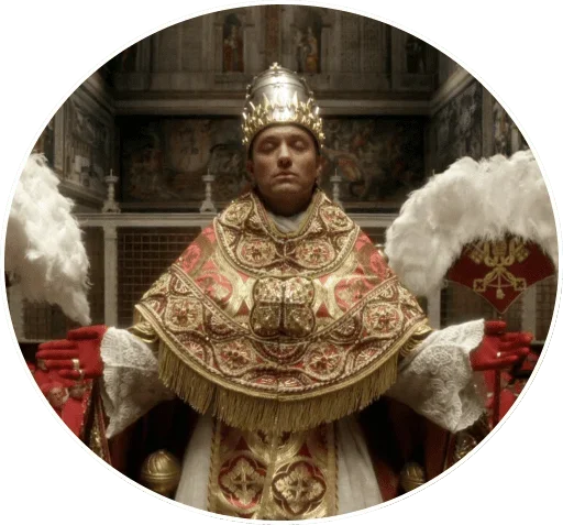 The Young Pope emoji 😊