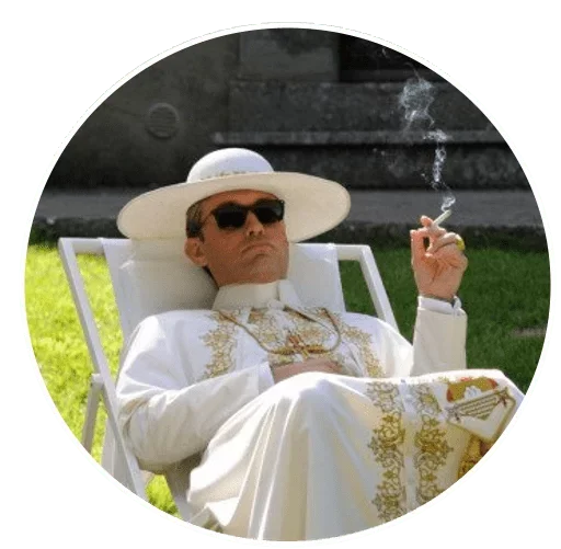 The Young Pope emoji 😕