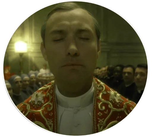 The Young Pope emoji 😊