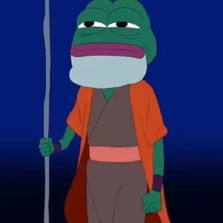 Pepe the Frog emoji 😇