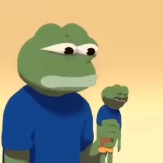 Pepe the Frog emoji 😋
