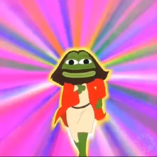 Pepe the Frog emoji ✝️