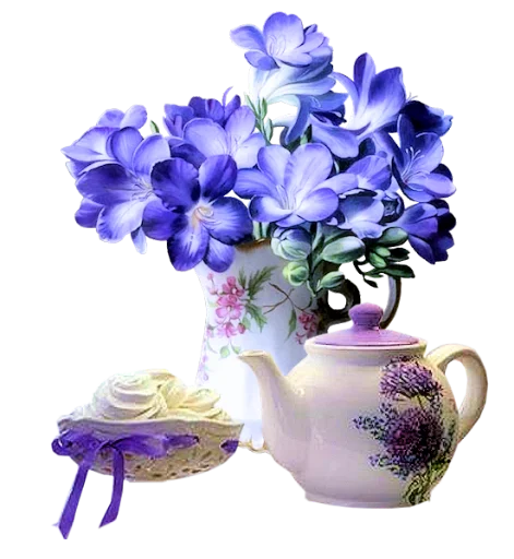 The Violet Flower emoji 🏡