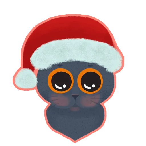 The cat named Mouse emoji 🎅