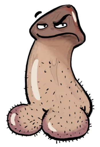 Telegram Sticker «What Things My Dick Does» 🥒