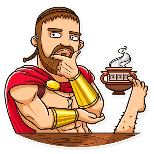 Стікер Telegram «This is Sparta!» 🤔