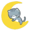 Cats emoji 🌙