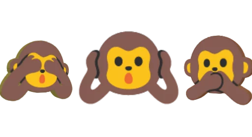 3D Emojis emoji 🙈