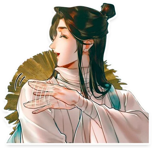Tian Guan Ci Fu stiker 😅