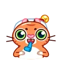 Telegram emoji Tiger Christmas