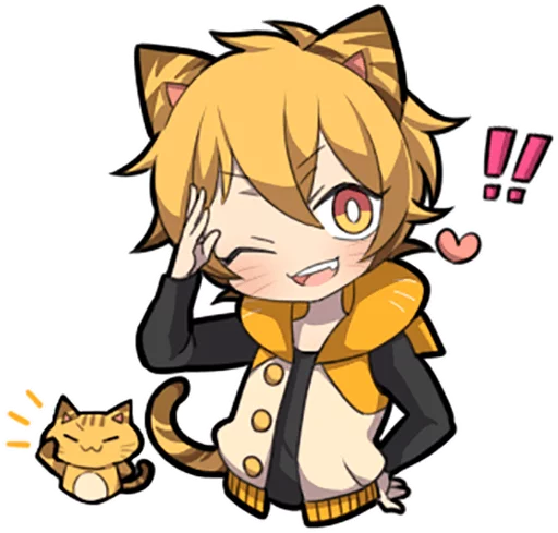 Tiger Kitten by SR emoji 👌
