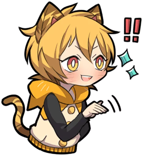Telegram Sticker «Tiger Kitten by SR» ‼