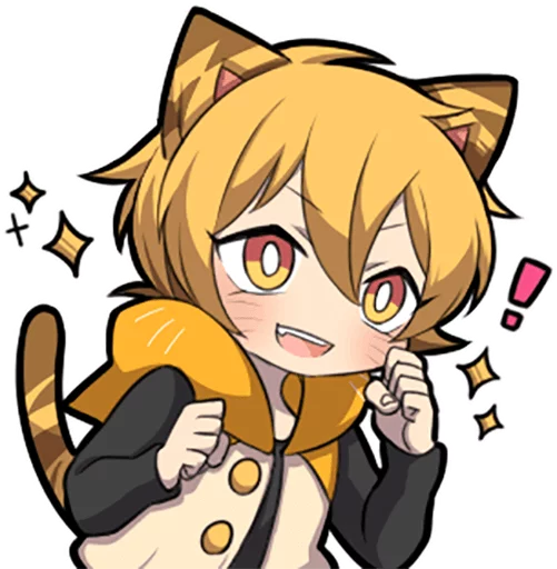 Telegram Sticker «Tiger Kitten by SR» ✊