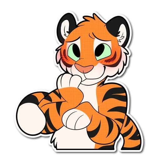 Tiger Life sticker 😳