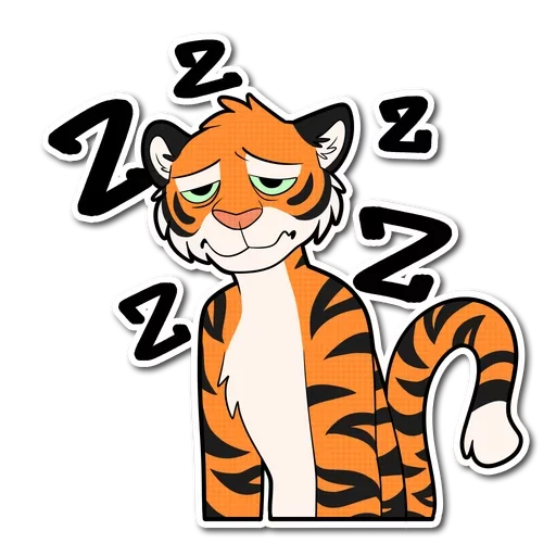Tiger Life emoji 💤