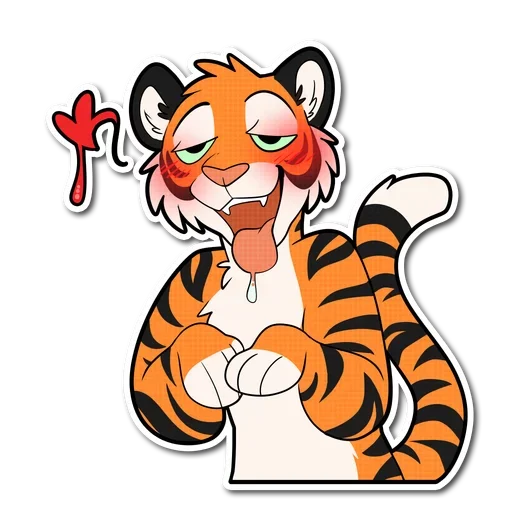 Telegram Sticker «Tiger Life» 😍