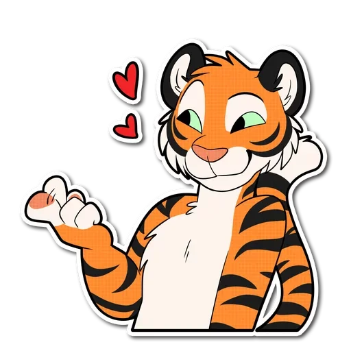 Tiger Life sticker ❤