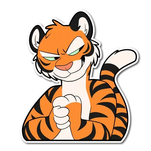 Tiger Life sticker 😈