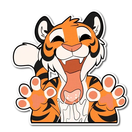 Tiger Life stiker 👅