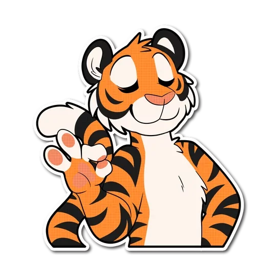 Tiger Life sticker 👌