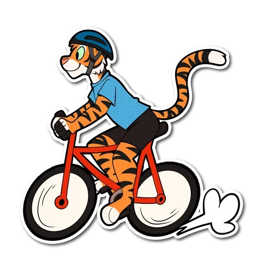 Tiger Life sticker 🌬