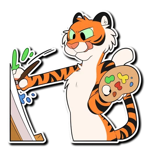 Tiger Life stiker 🎨