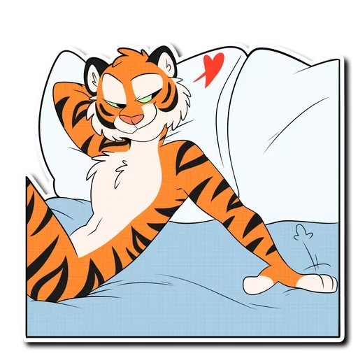 Telegram Sticker «Tiger Life» 😘