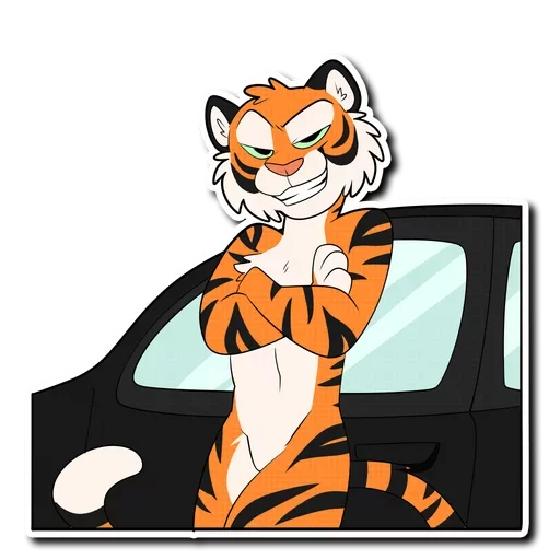 Tiger Life sticker 🤩