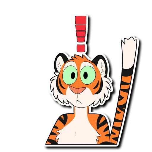Tiger Life sticker ❗