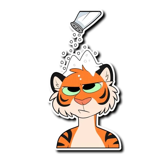 Tiger Life sticker 😡