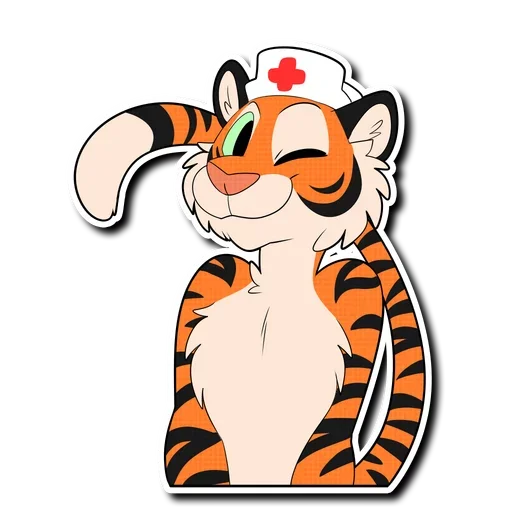 Tiger Life sticker 😉