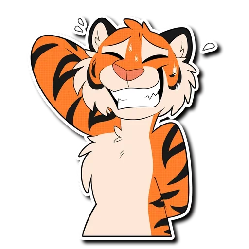 Tiger Life sticker 😅