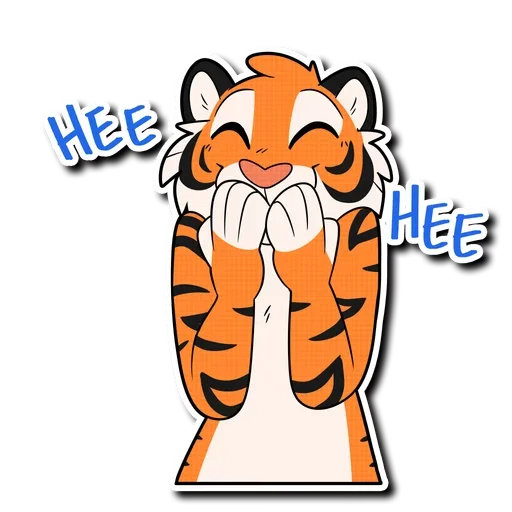 Tiger Life sticker 😂